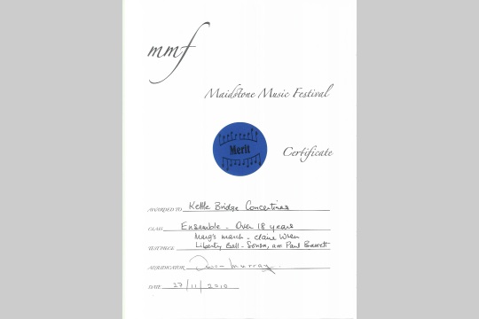 [Error! Image MMF 2010 Merit certificate 001.jpg is not available.]